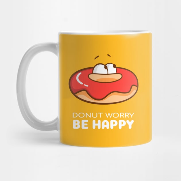 Donut Worry Be Happy by Natalya Svetlova